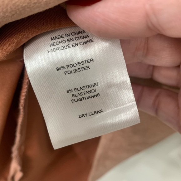 Jones New York Dusky Rose/Pink Lightweight Ultra Suede Shacket Size Medium - Picture 4 of 9